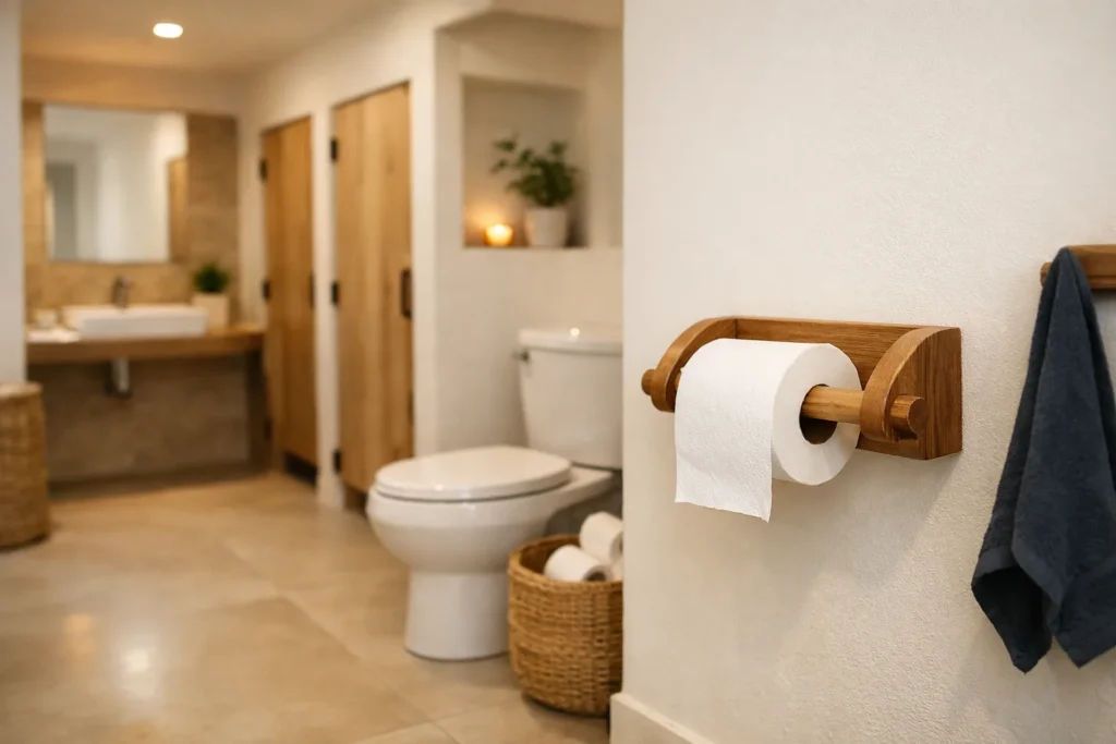 Les avantages d’un porte papier toilette en bois : pourquoi opter pour ce choix écologique et esthétique