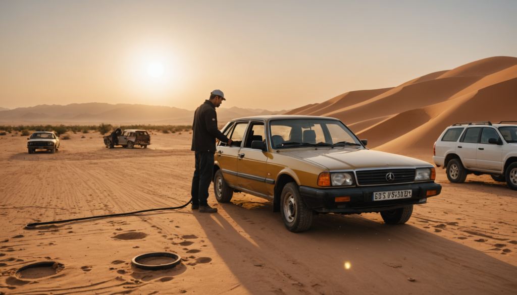 Maghreb sur la route : check auto avant désert