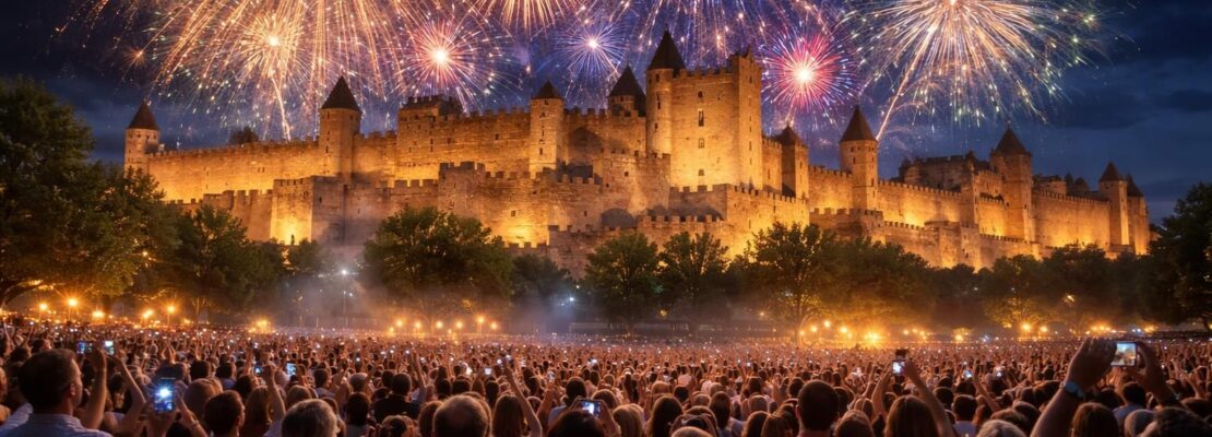 Allumer la passion culturelle grâce aux spectacles pyrotechniques du Festival de Carcassonne