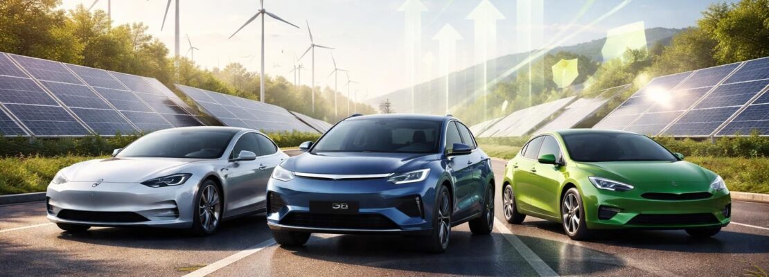 Diversifier avec l&rsquo;automobile électrique grâce à Tesla, BYD et les ETF mobilité verte