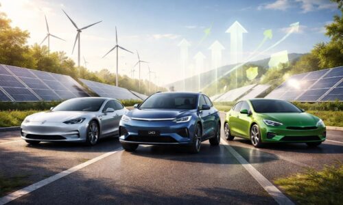 Diversifier avec l&rsquo;automobile électrique grâce à Tesla, BYD et les ETF mobilité verte