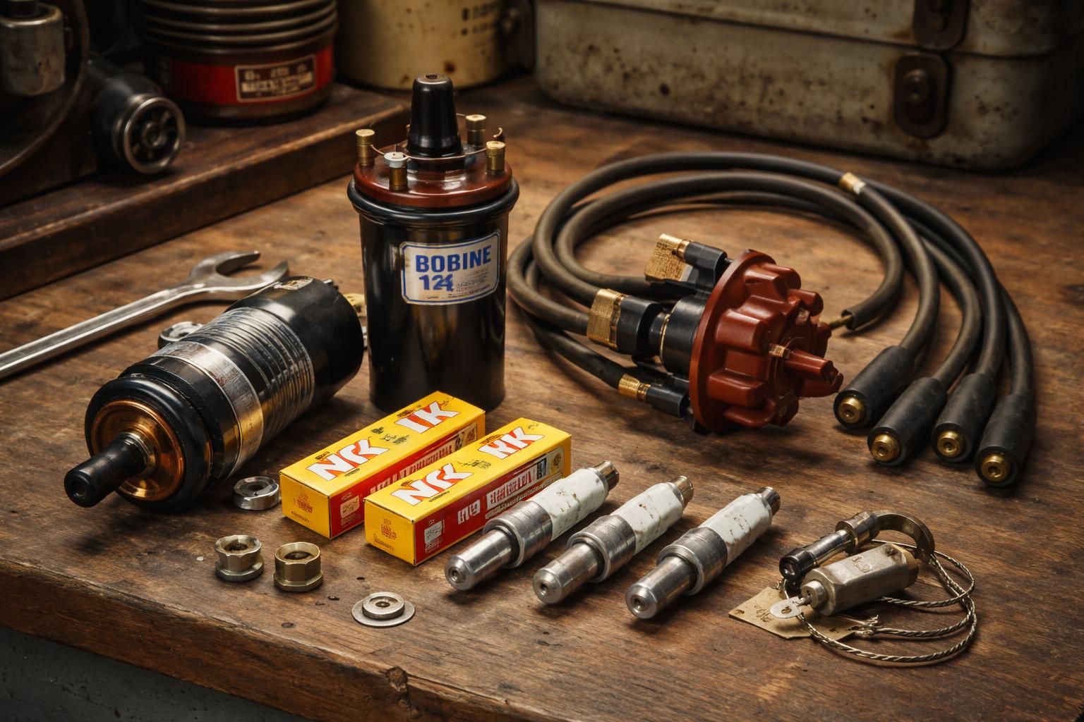 découvrez notre kit allumage automobile avec pièces détachées spécialement conçues pour citroën 2cv et renault 4l vintage. qualité garantie pour restaurations authentiques.