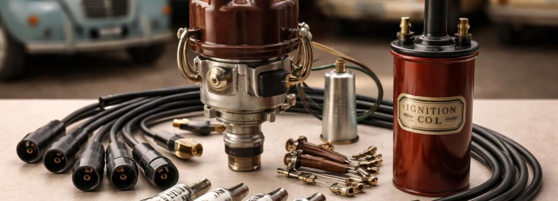 Kit allumage automobile : pièces détachées pour Citroën 2CV et Renault 4L vintage