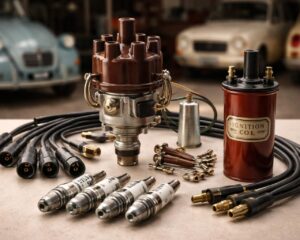 Kit allumage automobile : pièces détachées pour Citroën 2CV et Renault 4L vintage
