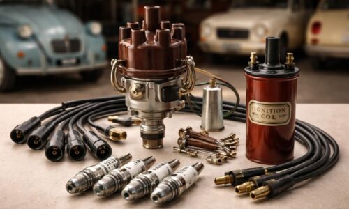 Kit allumage automobile : pièces détachées pour Citroën 2CV et Renault 4L vintage