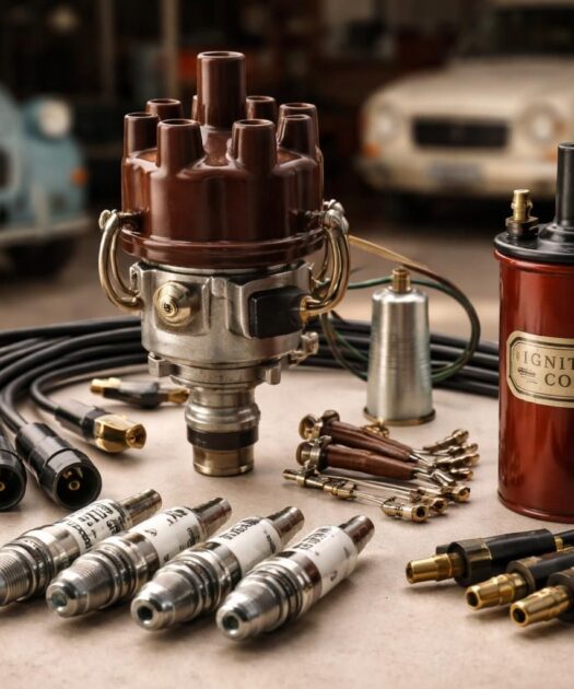 Kit allumage automobile : pièces détachées pour Citroën 2CV et Renault 4L vintage
