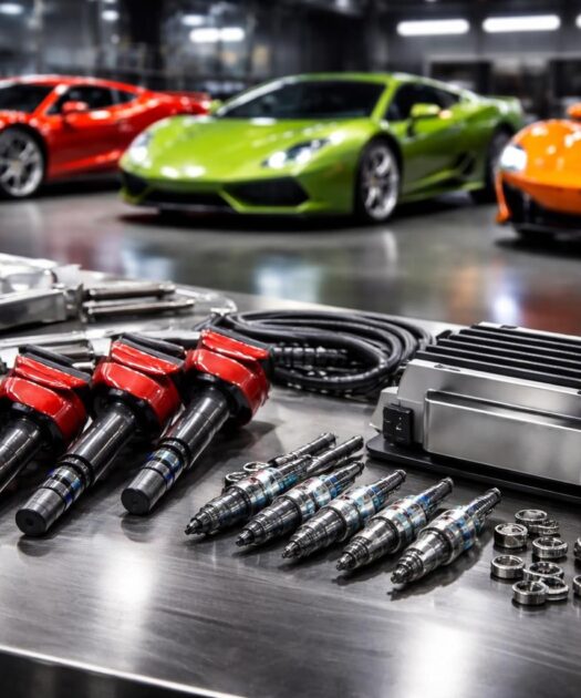 Kit allumage pour voitures sportives avec Ferrari 488, Lamborghini Huracán et McLaren 720S