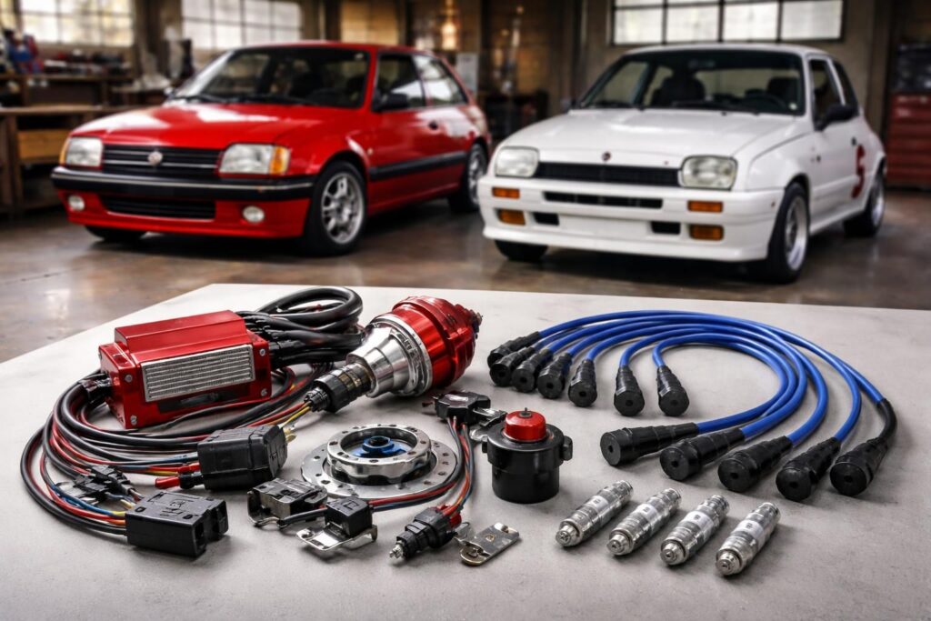 Kits allumage électronique pour voitures anciennes Peugeot 205 GTI et Renault 5 Alpine Turbo