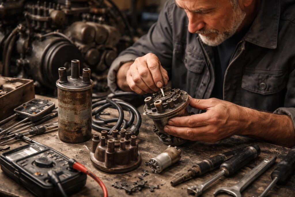 Restaurer un système allumage Bosch ou Valeo pour donner nouvelle vie aux anciens moteurs