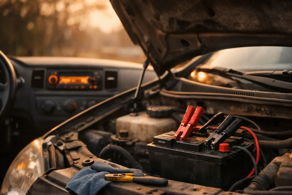 Radio qui marche, moteur qui refuse : ce n’est pas la batterie